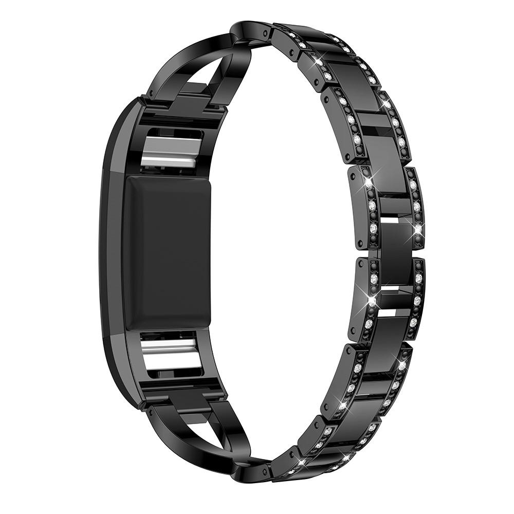 Crystal Bracelet Fitbit Charge 2 Black