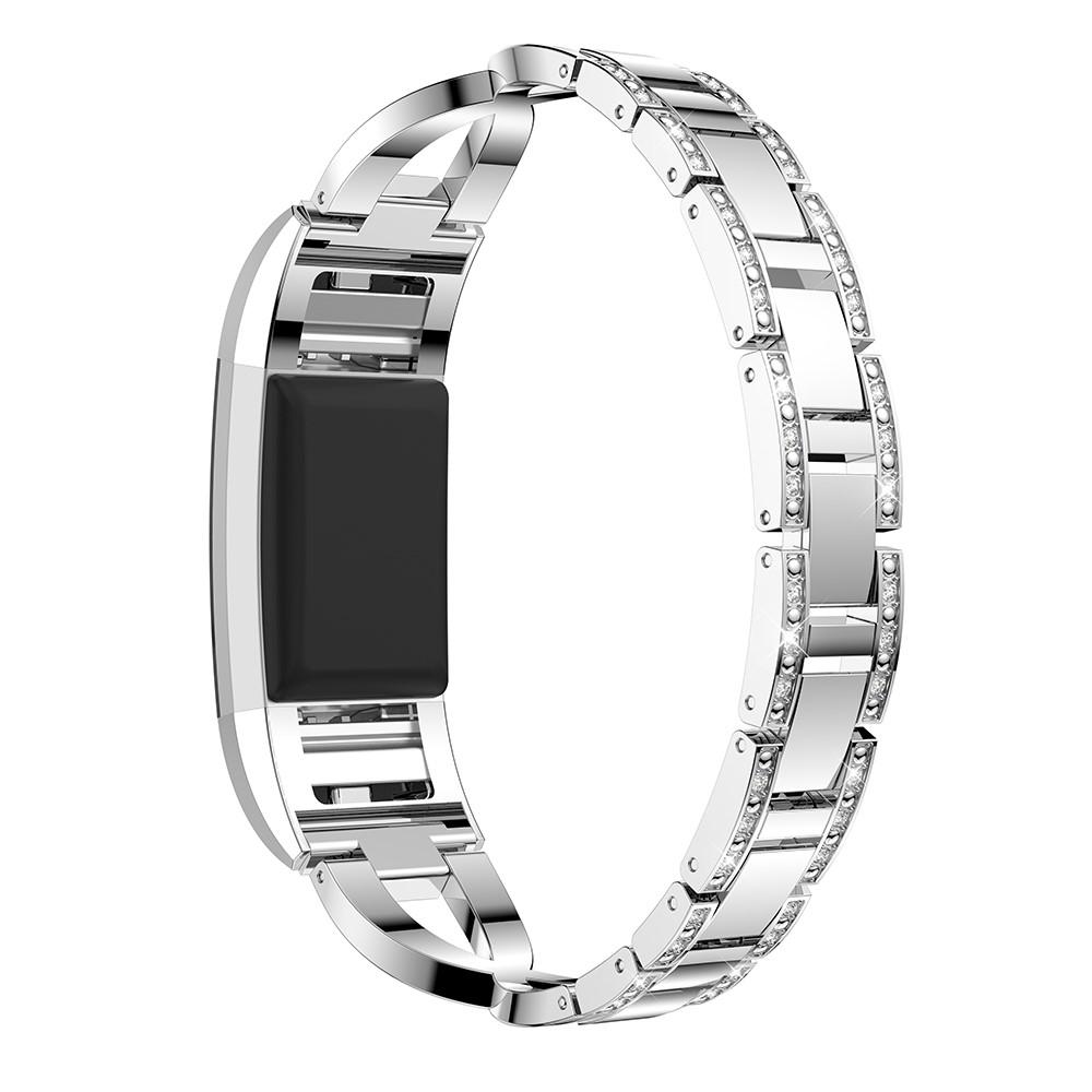 Crystal Bracelet Fitbit Charge 2 Silver