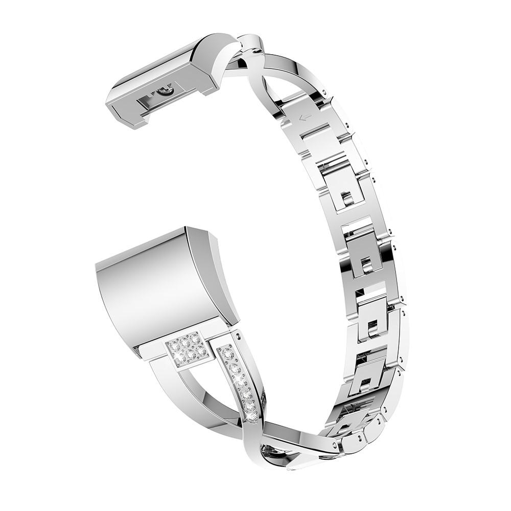 Crystal Bracelet Fitbit Charge 2 Silver