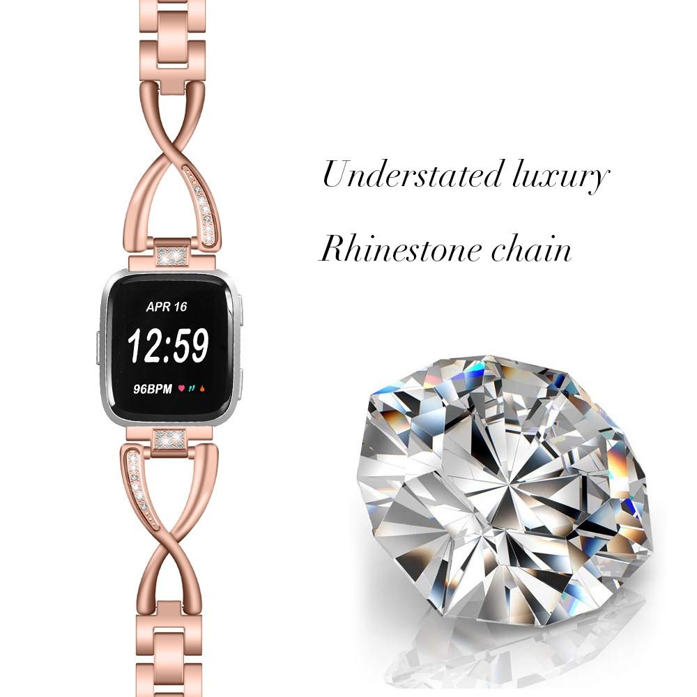 Crystal Bracelet Fitbit Versa/Versa 2 Rose Gold