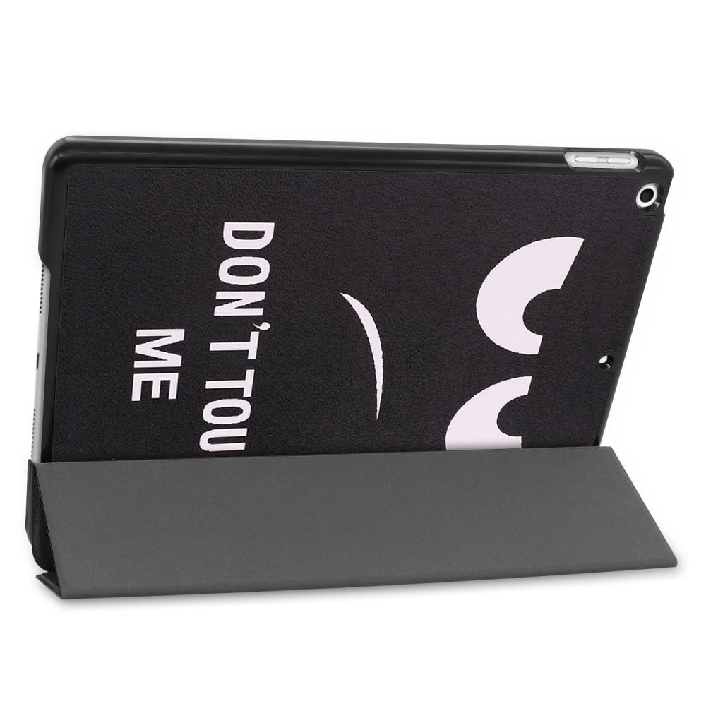 Fodral Tri-fold iPad 10.2 9th Gen (2021) - Don't Touch Me