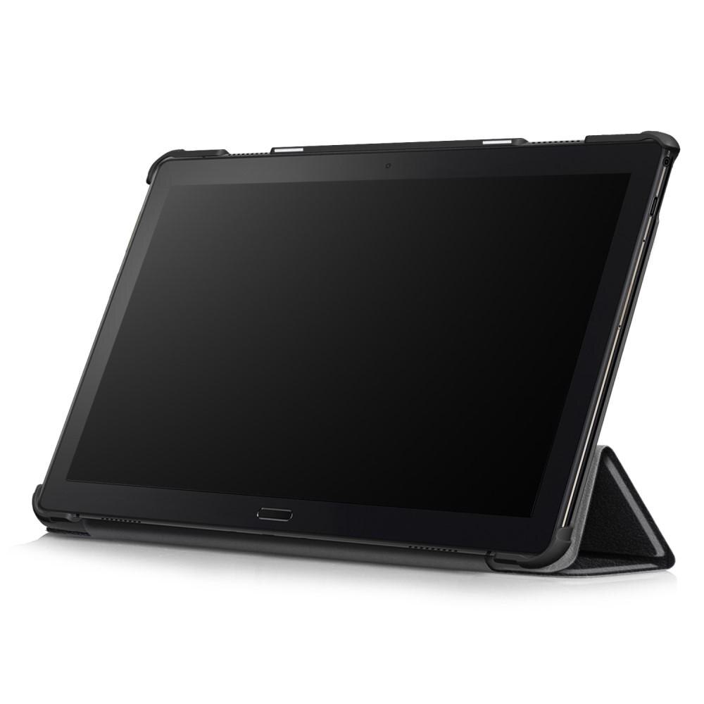 Fodral Tri-fold Lenovo Tab P10 svart