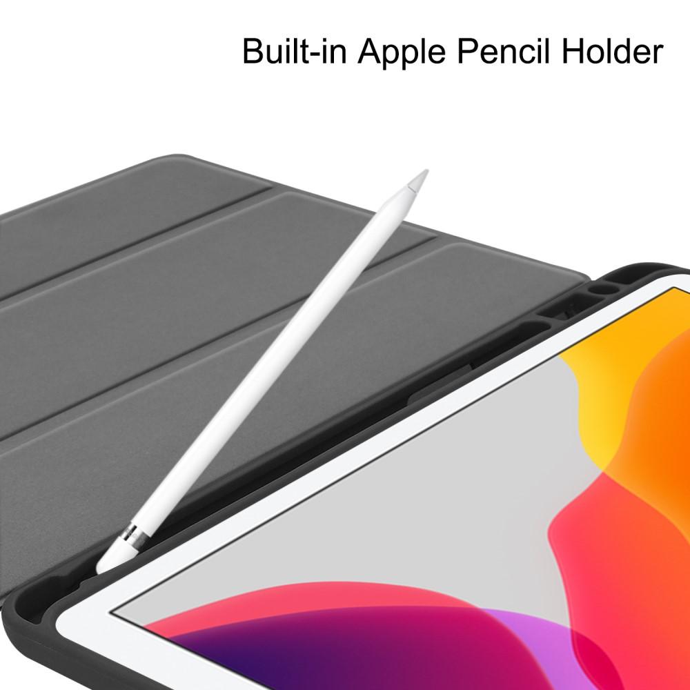 Fodral Tri-fold med Pencil-hållare iPad 10.2 7th Gen (2019) svart