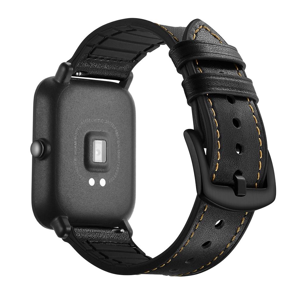 Premium Läderarmband   Svart