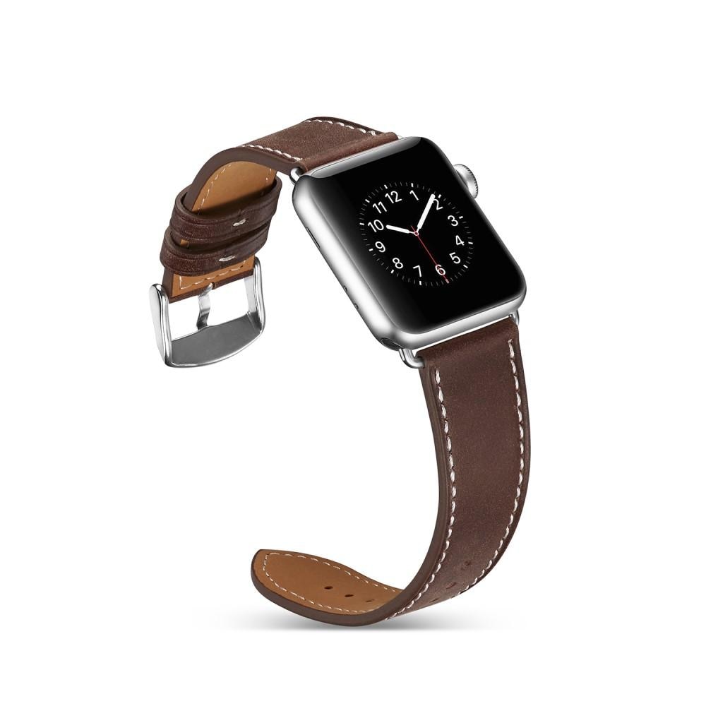 Läderarmband Apple Watch 38/40/41 mm brun