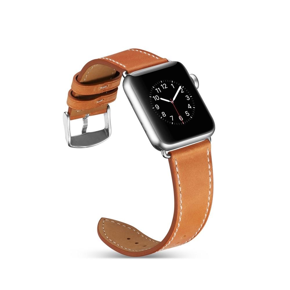 Läderarmband Apple Watch 40mm cognac