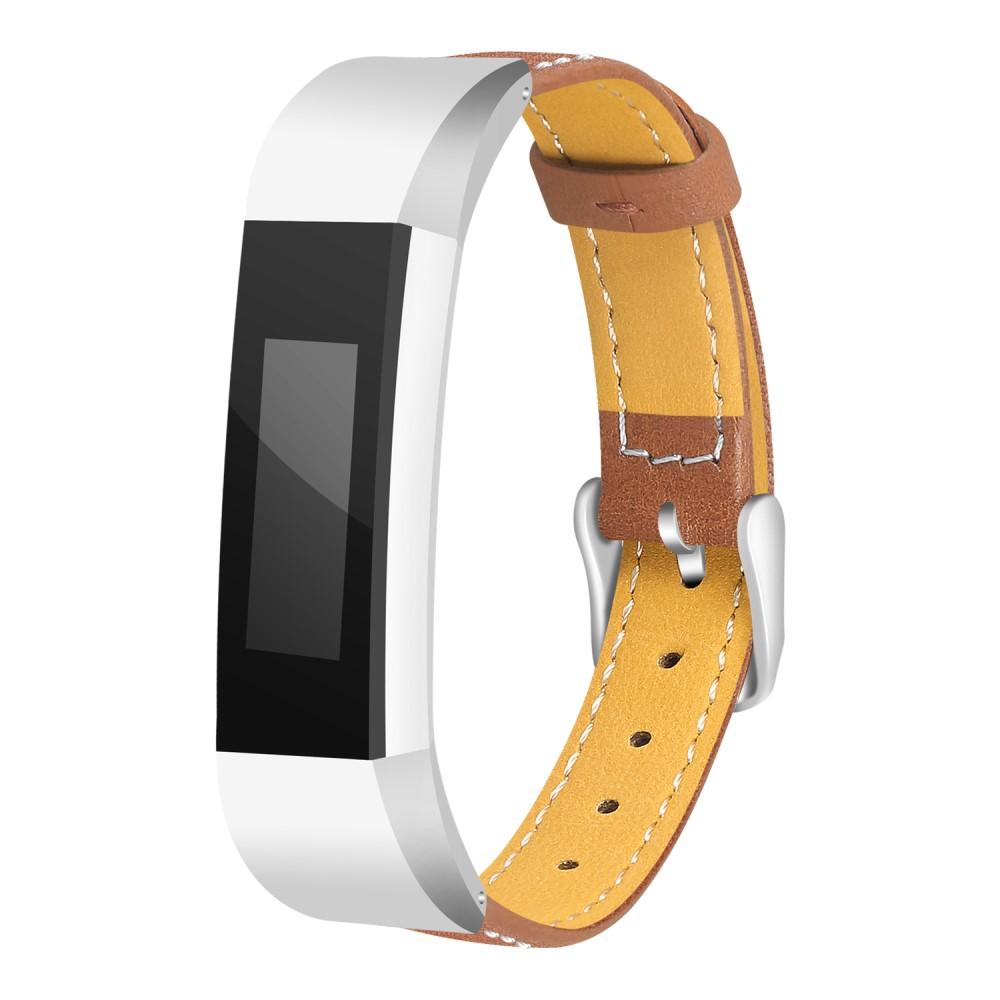 Läderarmband Fitbit Alta/Alta HR brun