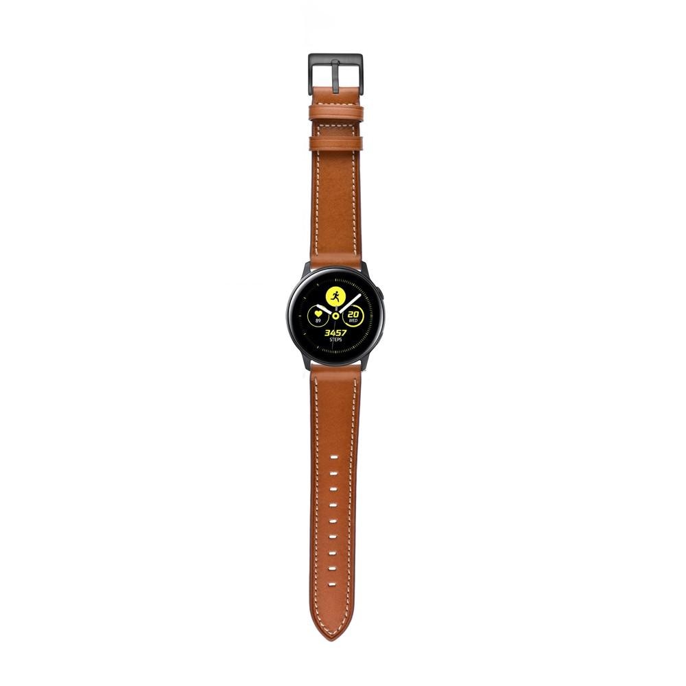 Läderarmband Galaxy Watch Active/42mm brun