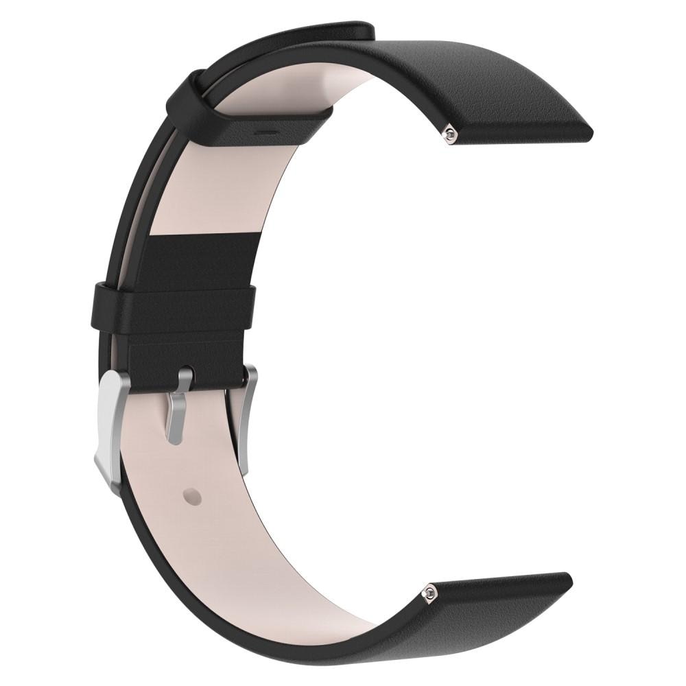 Läderarmband Garmin Forerunner 645 svart