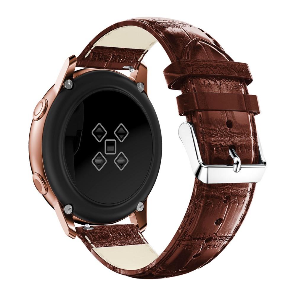 Läderarmband Krokodil Samsung Galaxy Watch 6 44mm brun