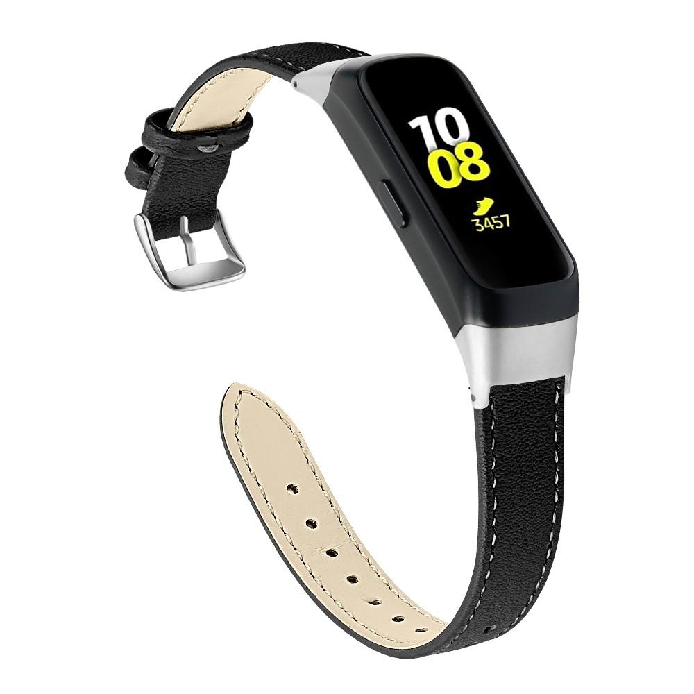 Läderarmband Samsung Galaxy Fit Svart