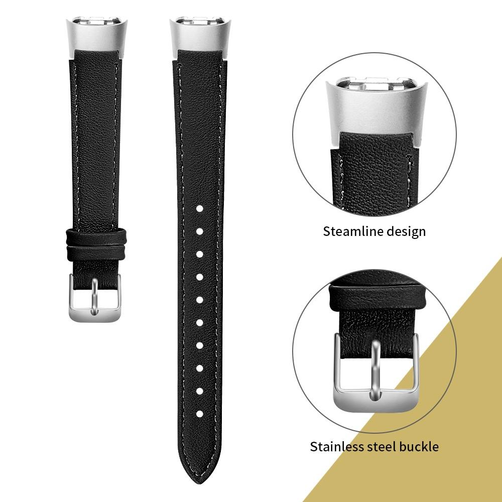 Läderarmband Samsung Galaxy Fit Svart