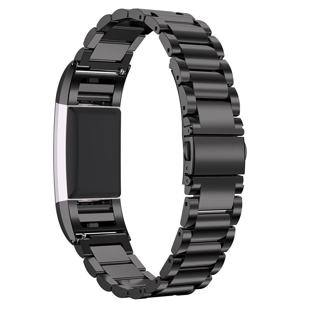 Metallarmband Fitbit Charge 2 svart