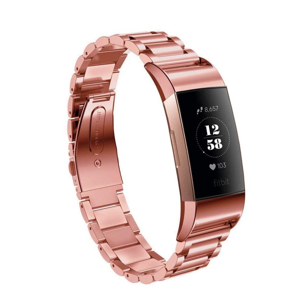 Metallarmband Fitbit Charge 3/4 roséguld