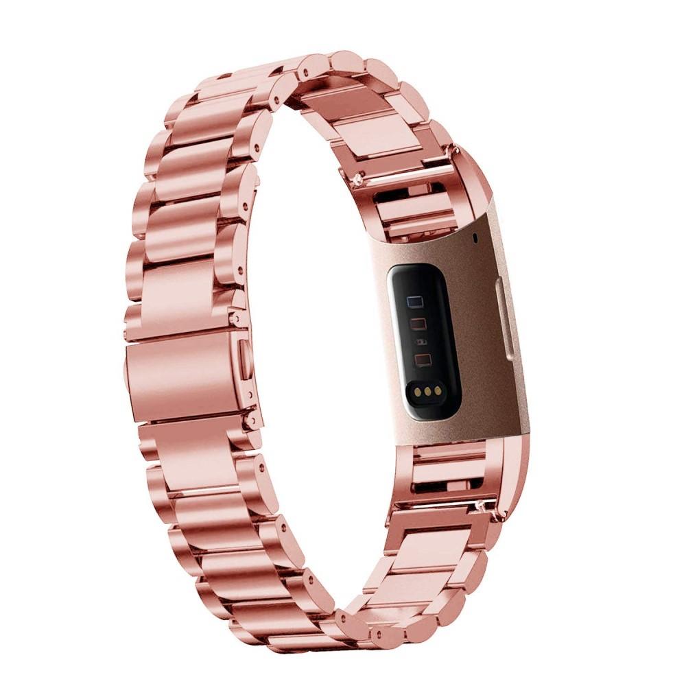 Metallarmband Fitbit Charge 3/4 roséguld