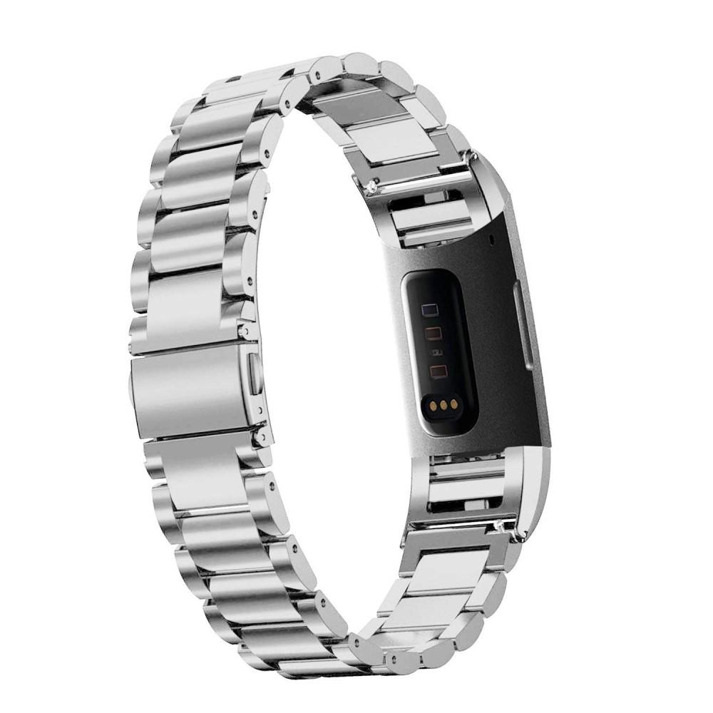 Metallarmband Fitbit Charge 3/4 silver