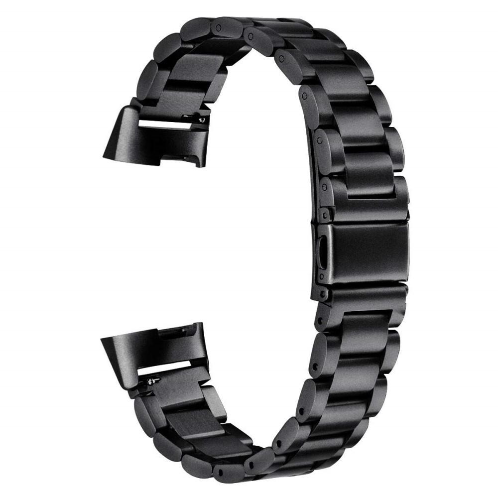 Metallarmband Fitbit Charge 4/Charge 3 Svart