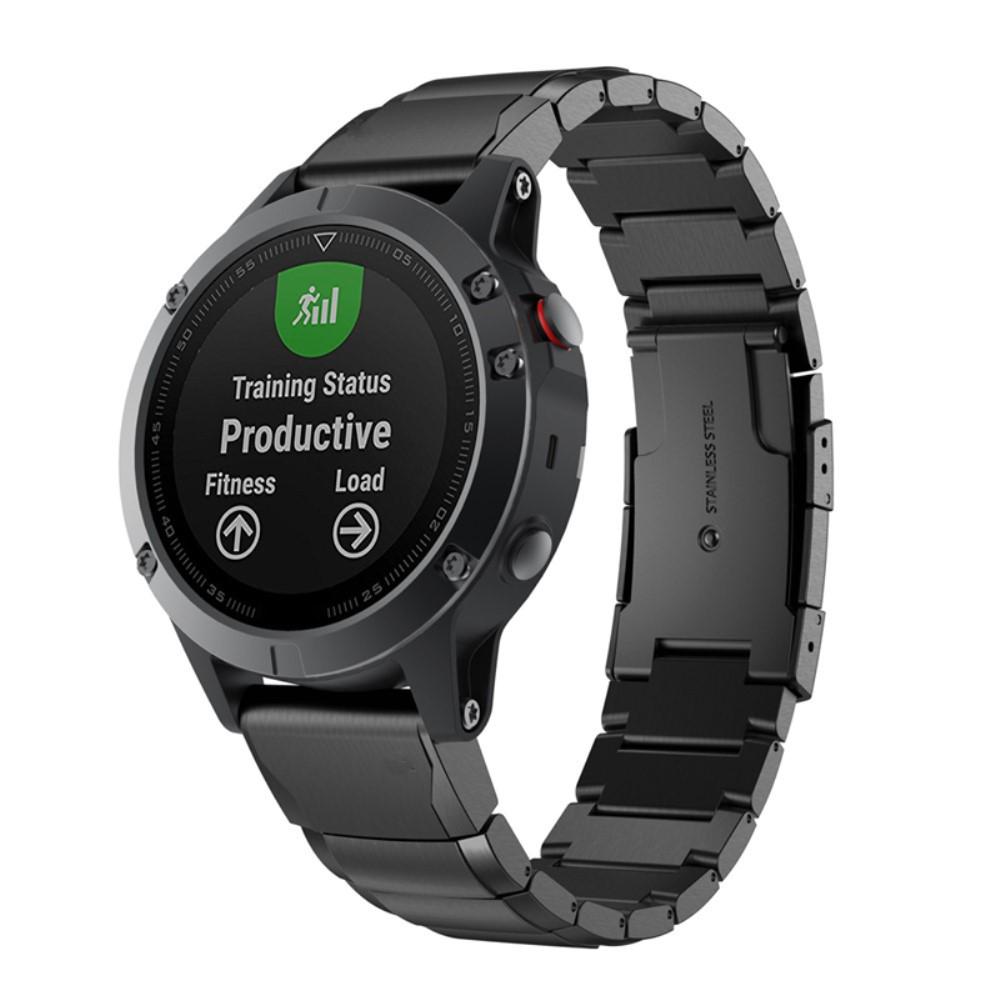 Länkarmband Garmin Fenix 5X/5X Plus svart