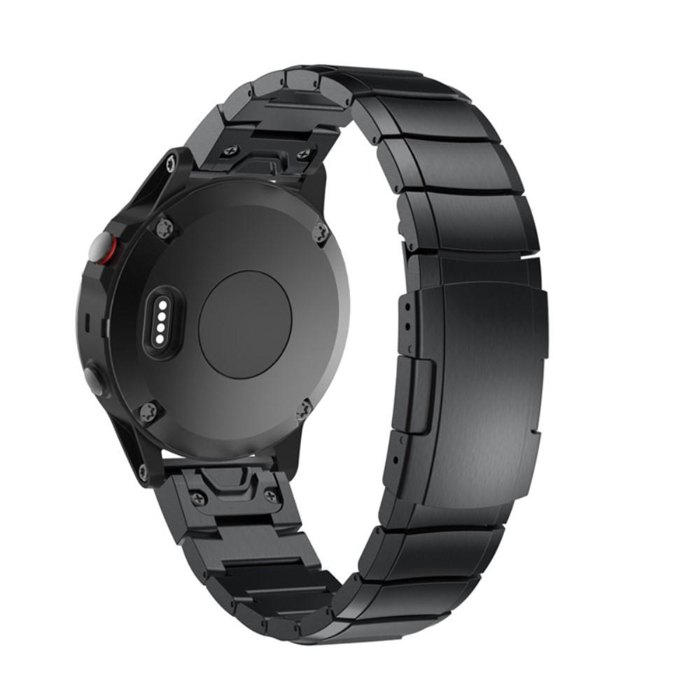 Länkarmband Garmin Fenix 3/3 HR/5X/5X Plus/6X/6X Pro/7X svart