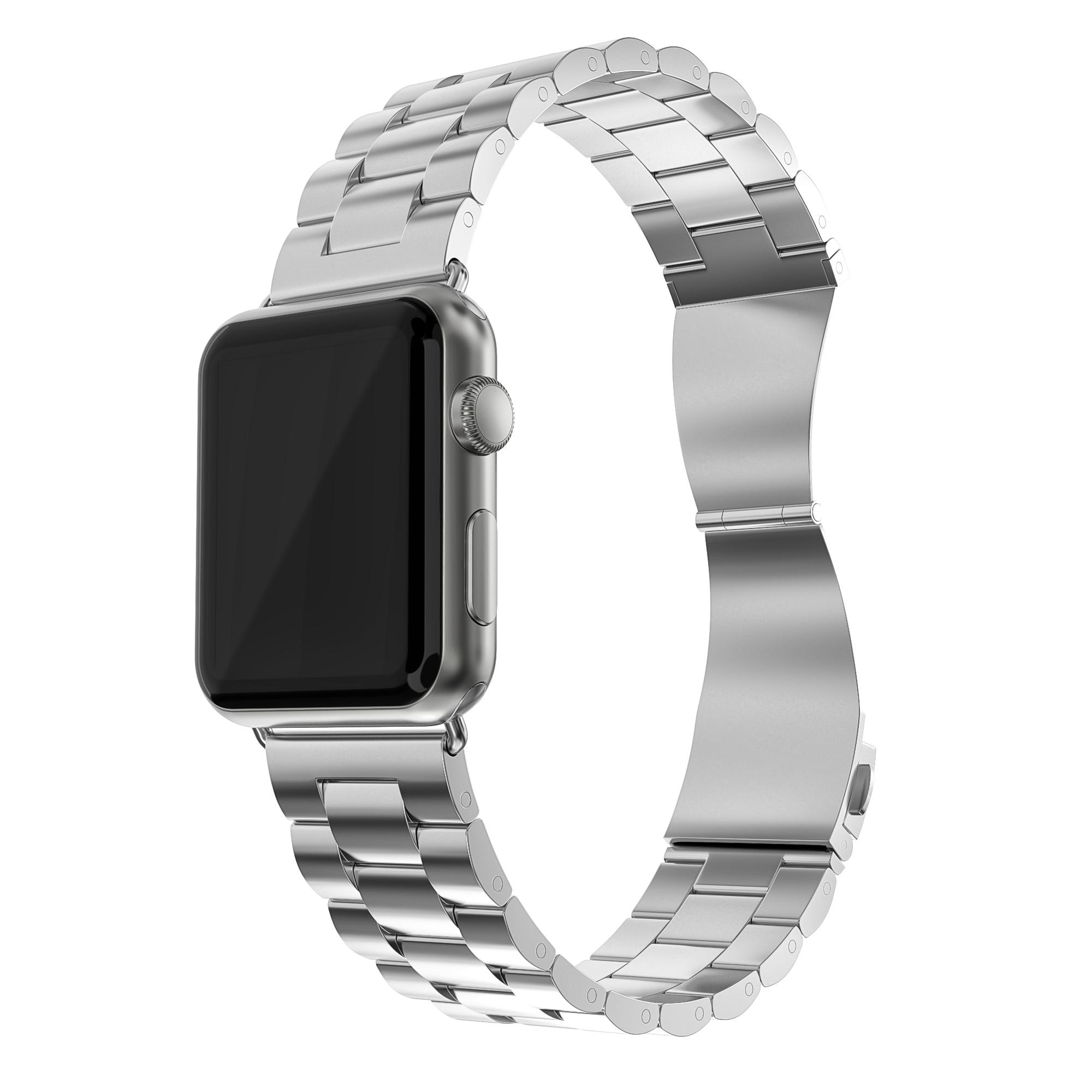 Metallarmband Apple Watch 45mm Series 7 silver