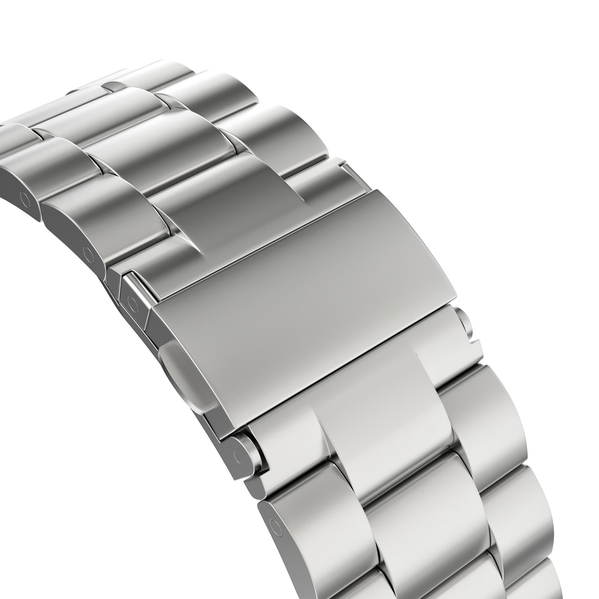 Metallarmband Apple Watch 45mm Series 9 silver