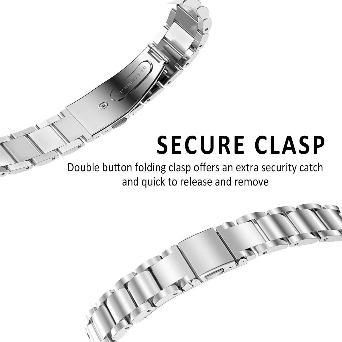 Metallarmband Fitbit Inspire/Inspire HR/Inspire 2 silver
