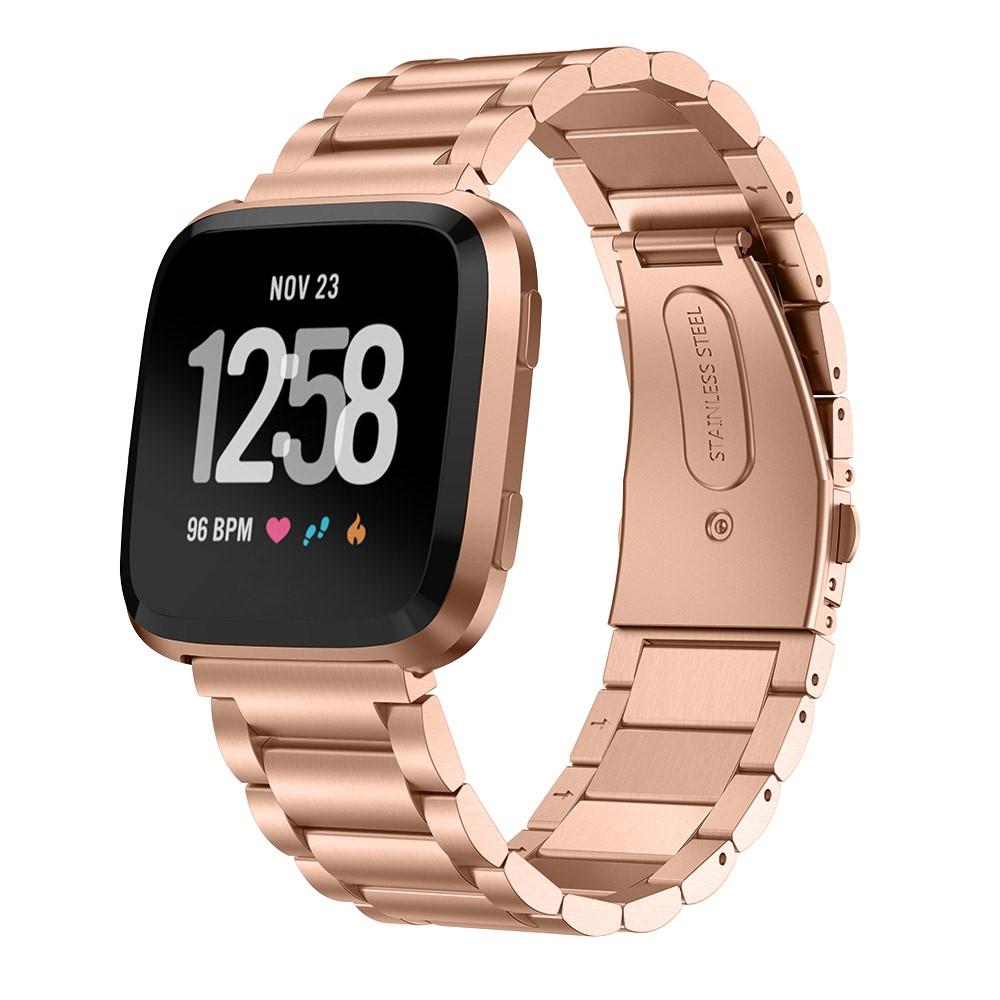 Metallarmband Fitbit Versa/Versa Lite/Versa 2 roséguld