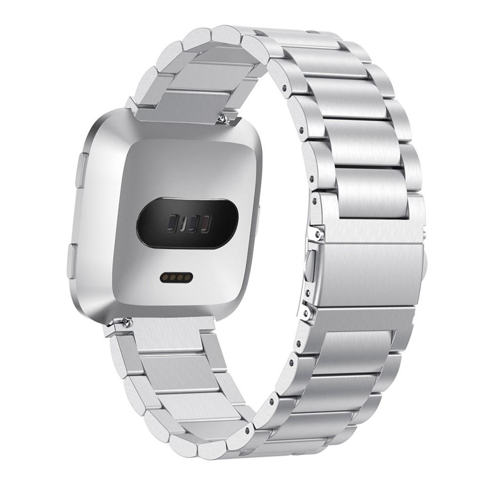 Metallarmband Fitbit Versa/Versa Lite/Versa 2 silver