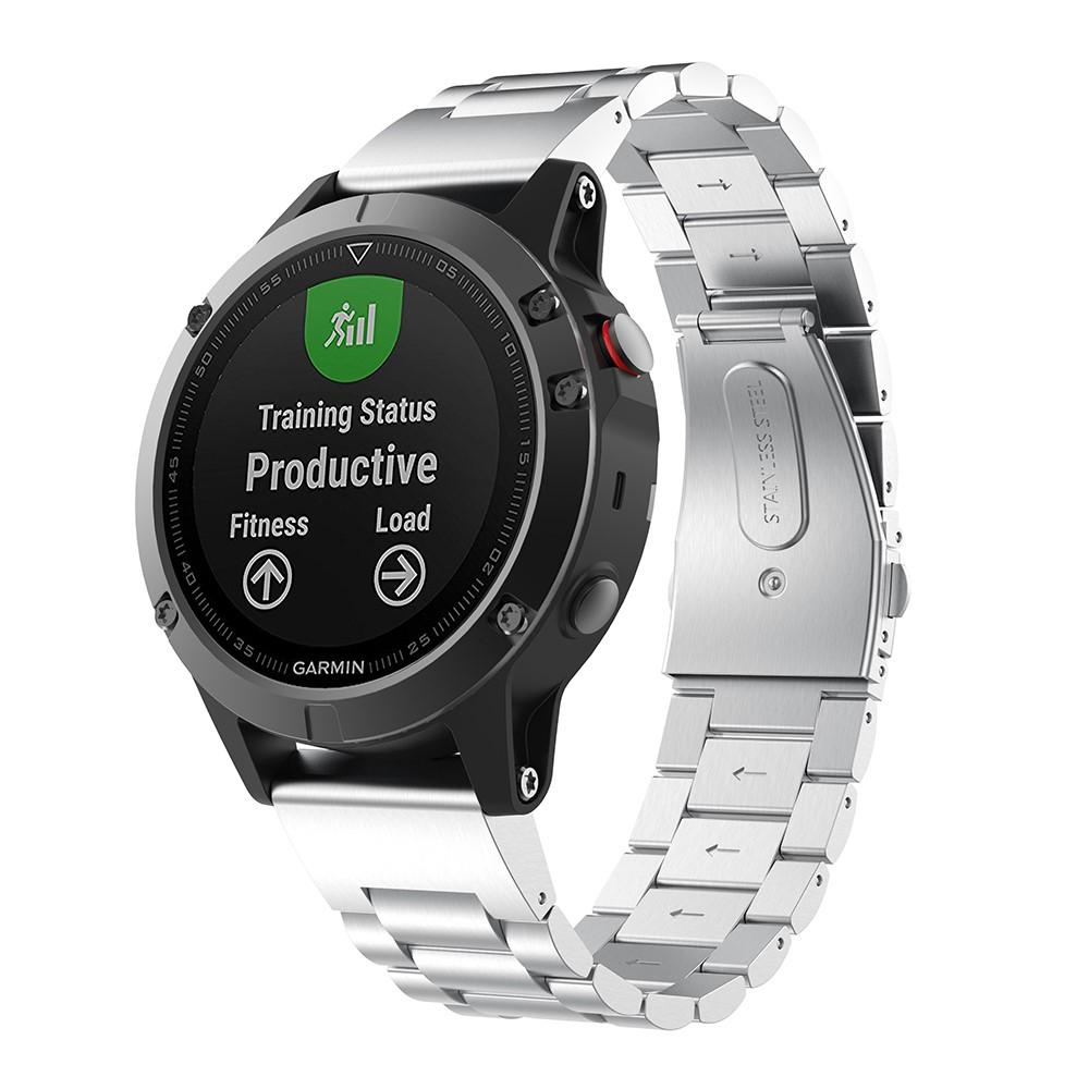 Metallarmband Garmin Fenix 6 silver