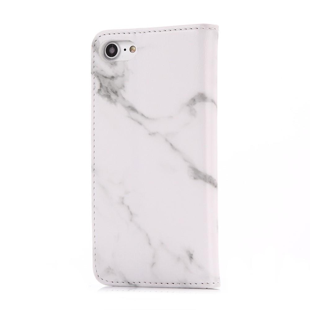 Mobilfodral iPhone 8 Vit Marmor