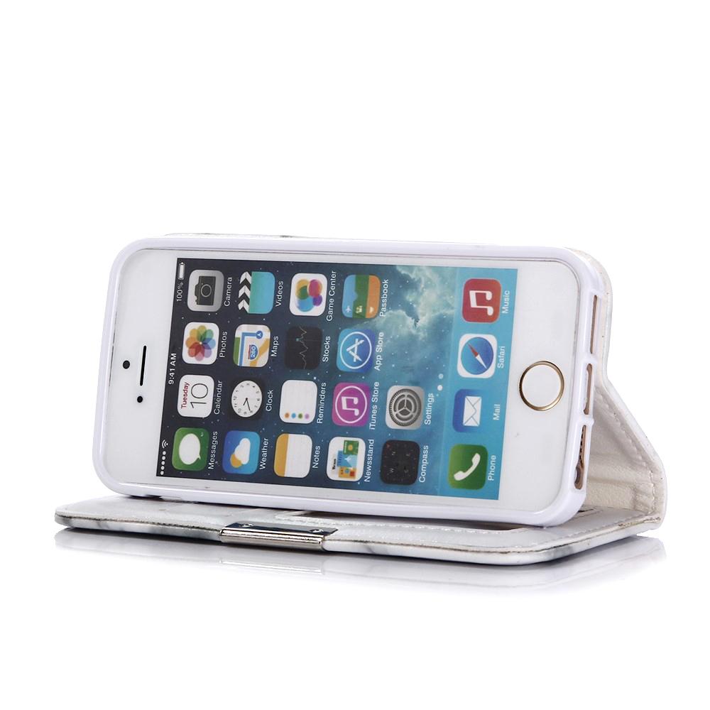 Mobilfodral iPhone SE/5S/5 Vit Marmor
