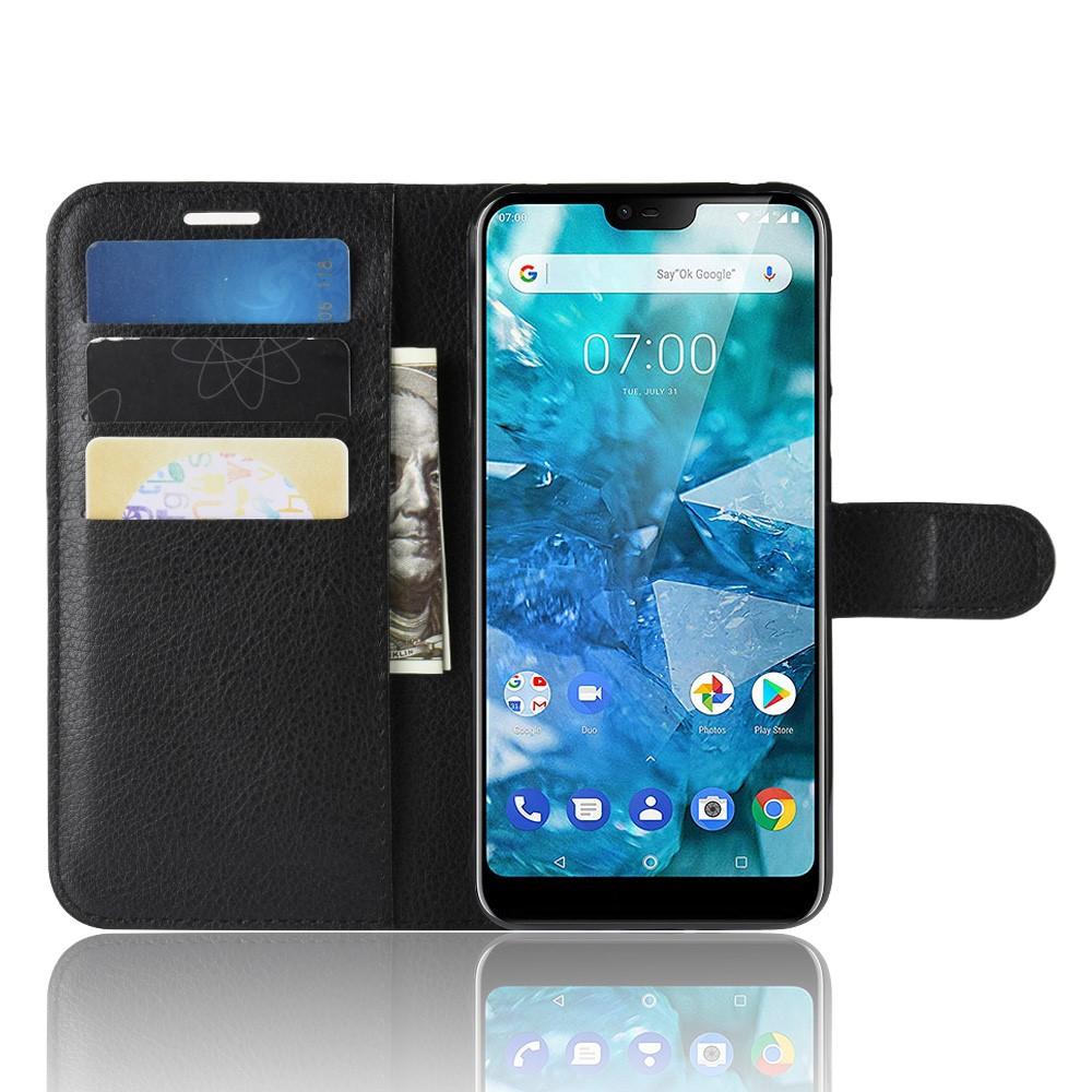 Mobilfodral Nokia 7.1 Svart