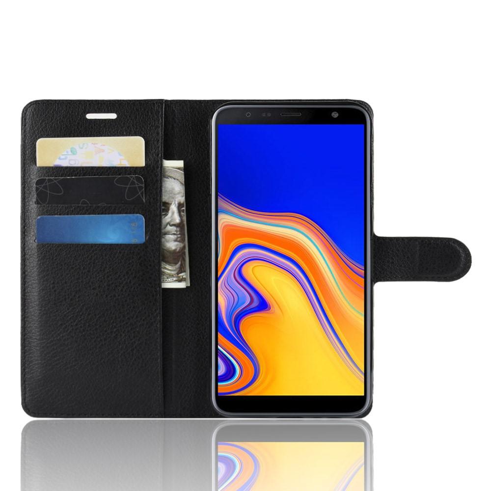 Mobilfodral Samsung Galaxy J4 Plus 2018 svart