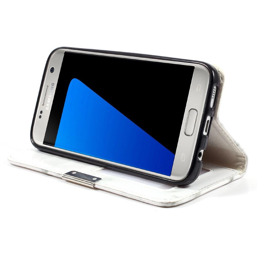 Mobilfodral Samsung Galaxy S7 Vit Marmor