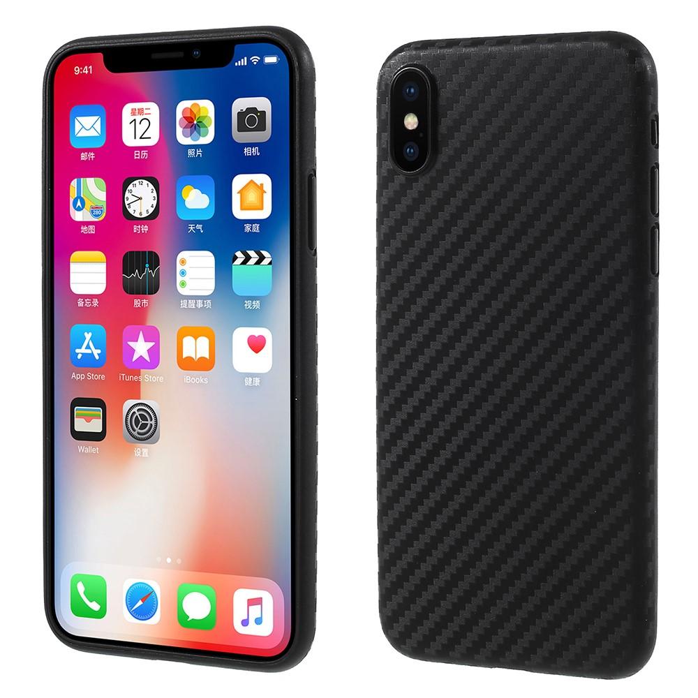 Mobilskal UltraThin Apple iPhone X/XS kolfiber