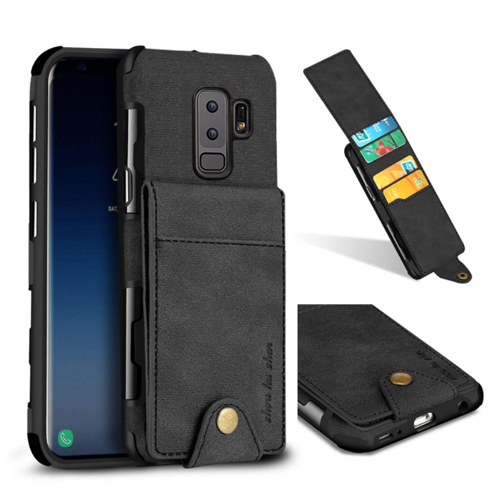 Multi-slot Card Case Samsung Galaxy S9 Plus svart