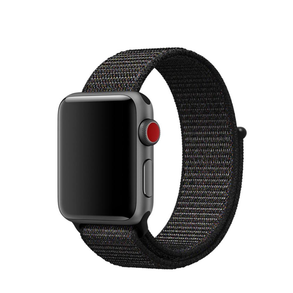 Nylonarmband Apple Watch Series 8 45mm Svart