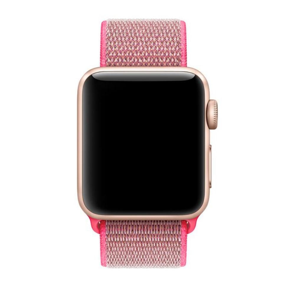 Nylonarmband Apple Watch 42/44/45 mm rosa