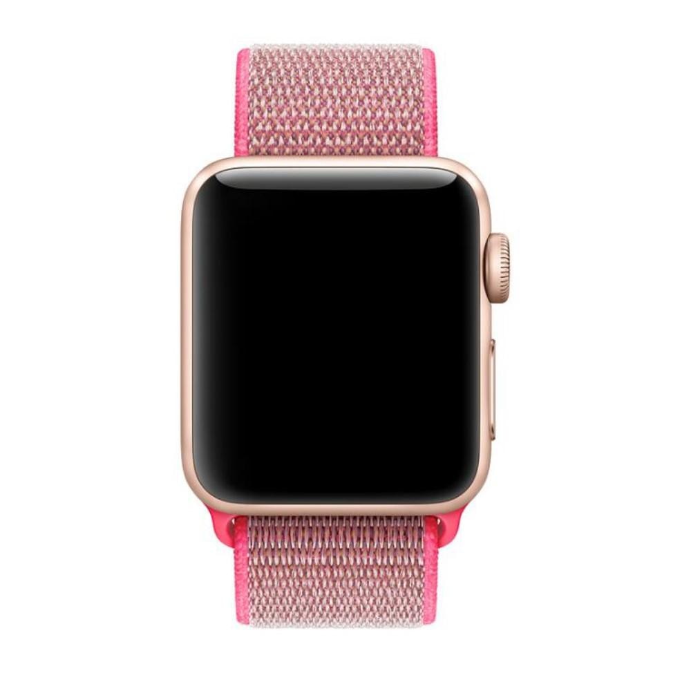 Nylonarmband Apple Watch 44mm rosa