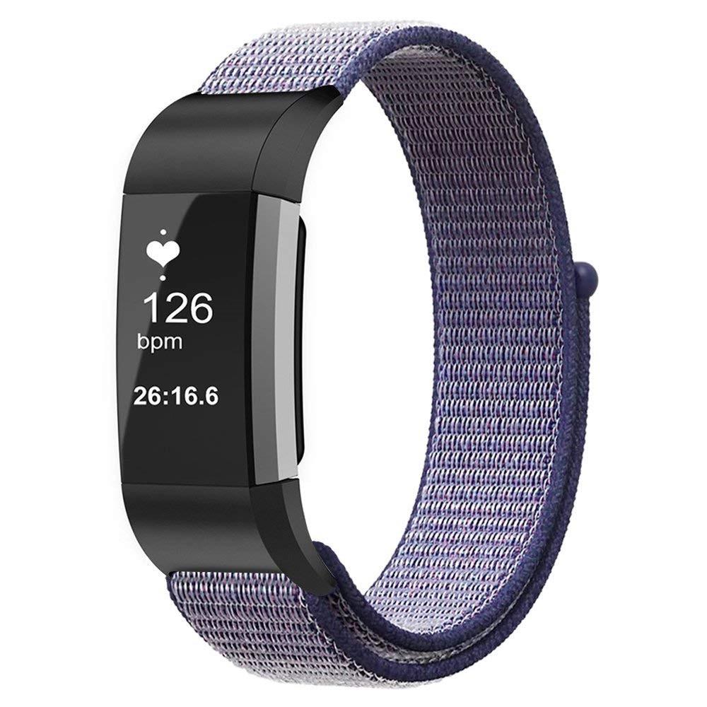 Nylonarmband Fitbit Charge 3/4 blå