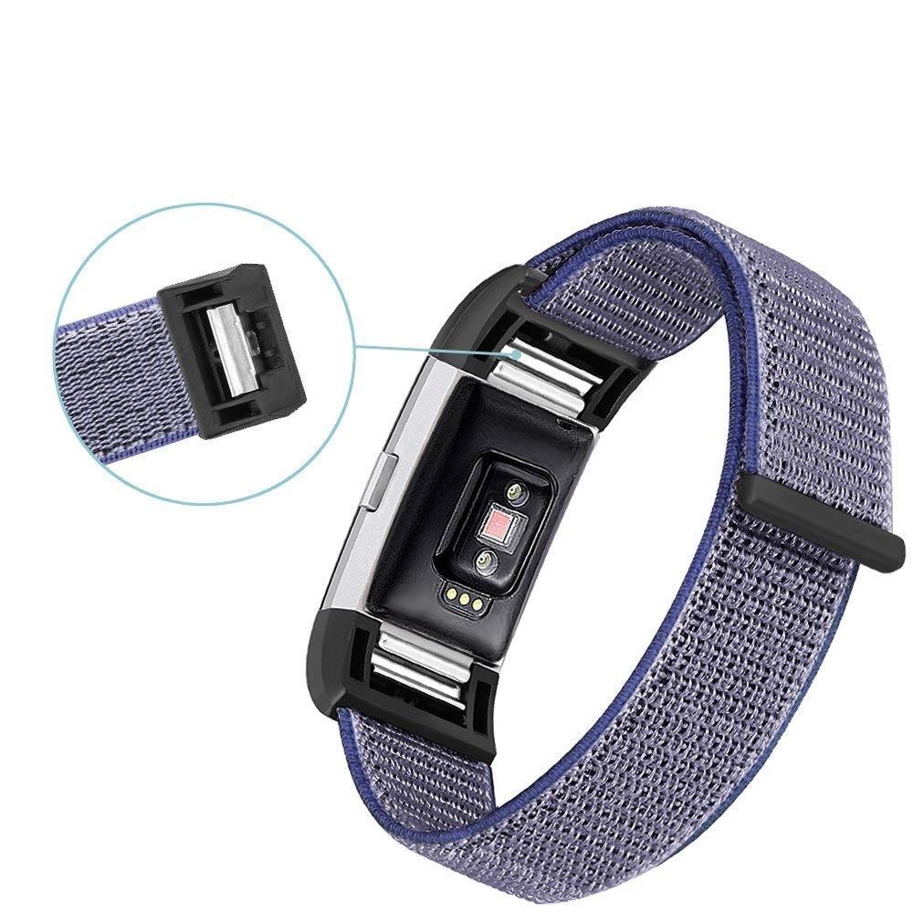 Nylonarmband Fitbit Charge 3/4 blå