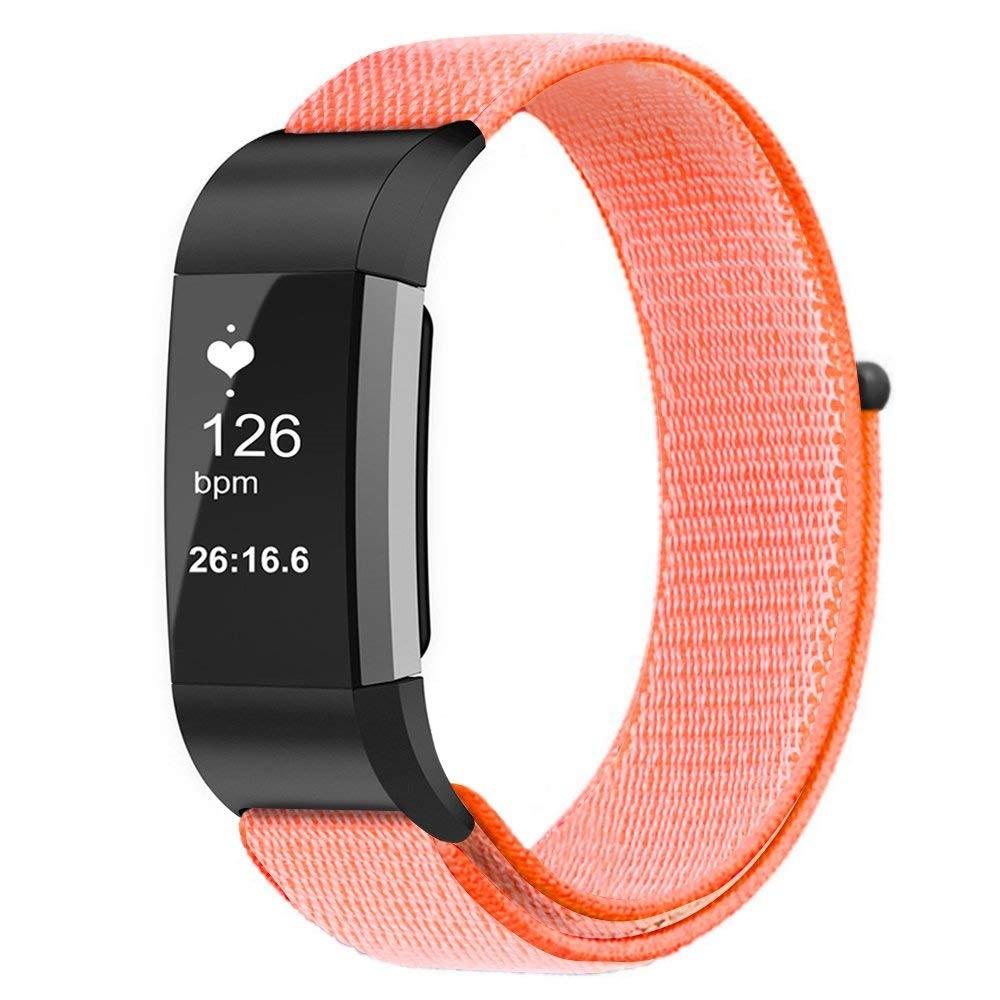 Nylonarmband Fitbit Charge 3/4 orange