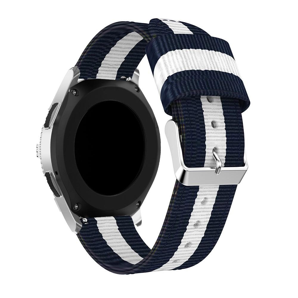 Nylonarmband Samsung Galaxy Watch 46mm blå/vit