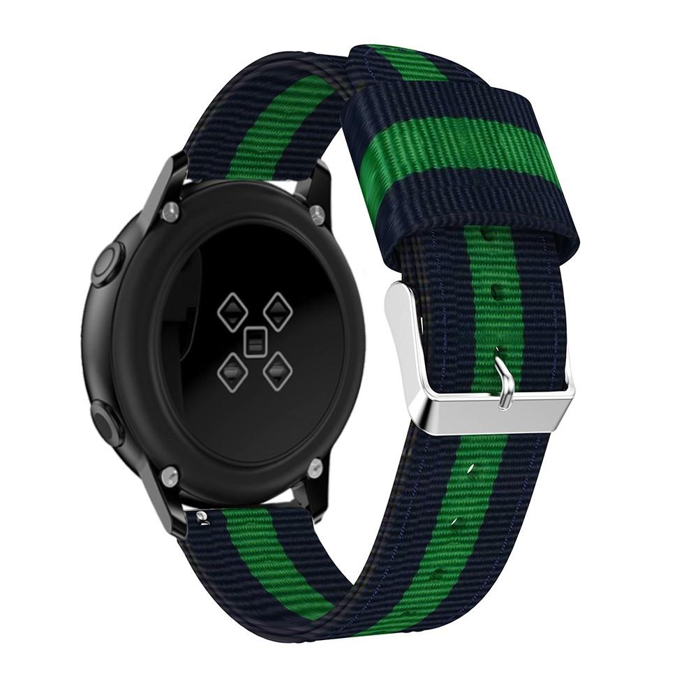 Nylonarmband Samsung Galaxy Watch Active blå/grön