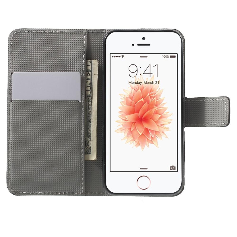 Plånboksfodral Apple iPhone SE/5S/5 körsbärsblom