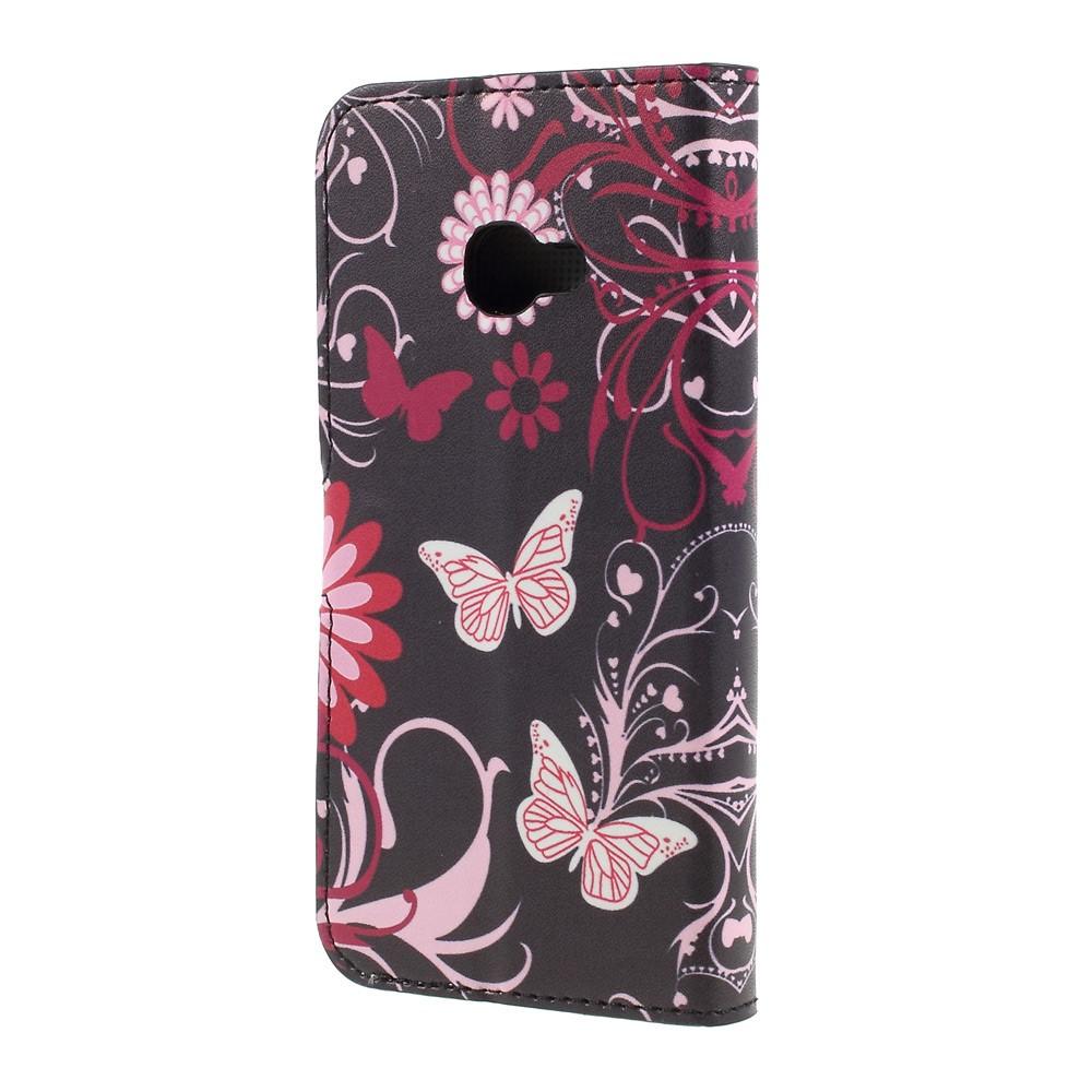 Plånboksfodral Samsung Galaxy Xcover 4/4s svart fjäril