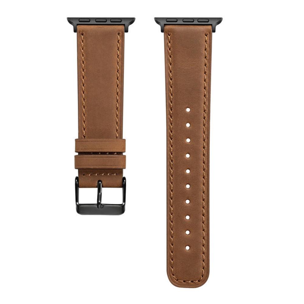 Retro Armband Apple Watch 45mm Series 9 cognac