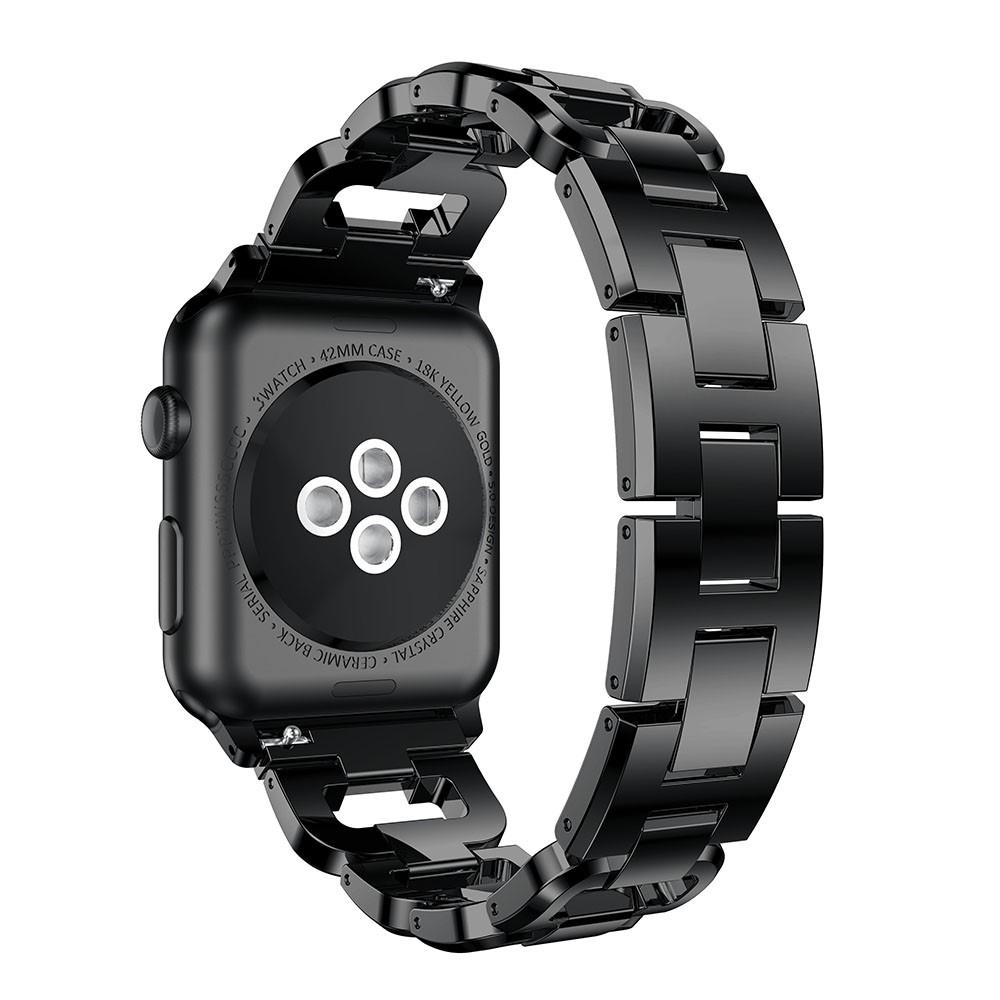 Rhinestone Bracelet Apple Watch 45mm Series 9 Black