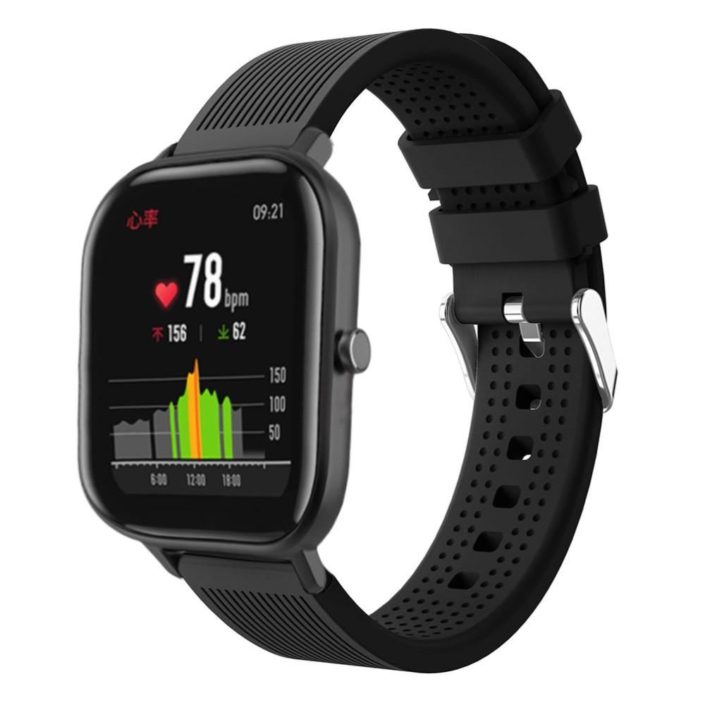 Silikonarmband Amazfit GTS/GTS 2 svart