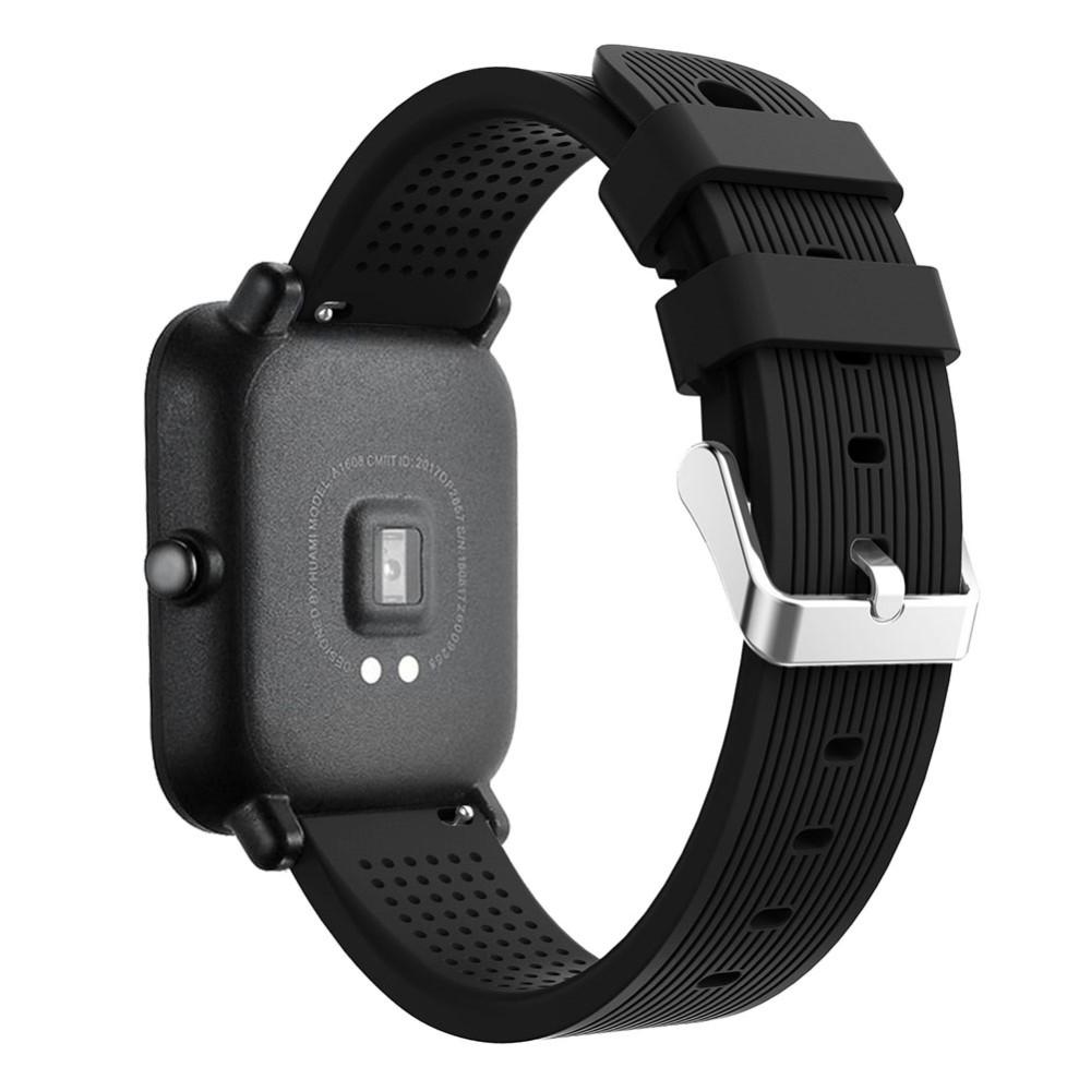 Silikonarmband Amazfit GTS/GTS 2 svart